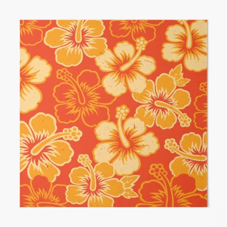 ビュフェ アート作品「Orange Daisys」Hibell Art 証明付き