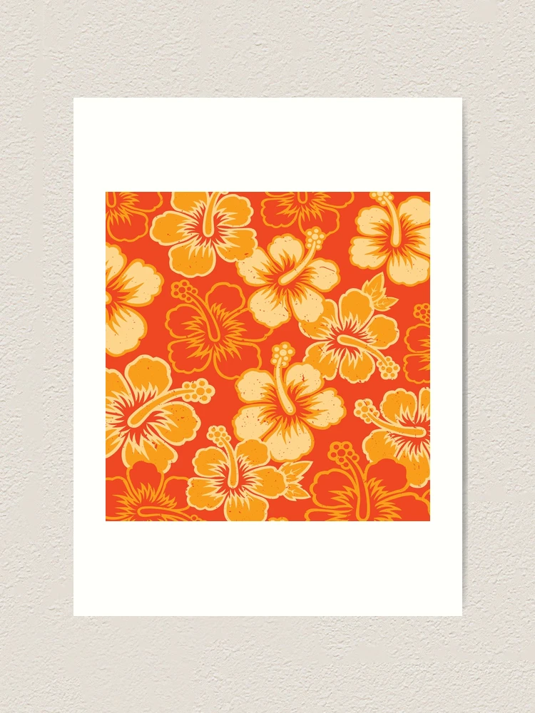 ビュフェ アート作品「Orange Daisys」Hibell Art 証明付き