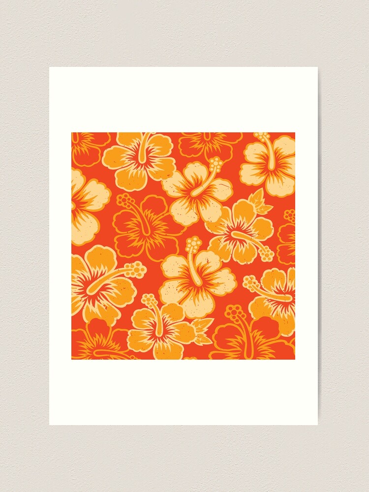 ビュフェ アート作品「Orange Daisys」Hibell Art 証明付き