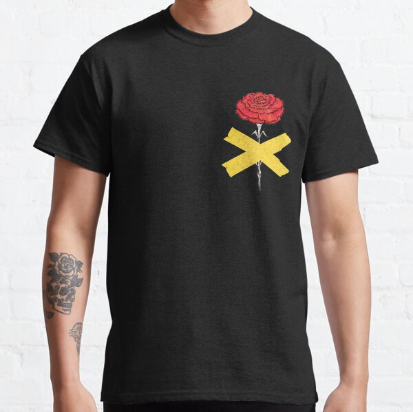 clavel rojo rebelde Camiseta clásica