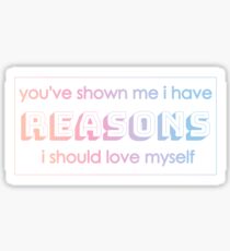 BTS Answer Love Myself Lyrics Sticker