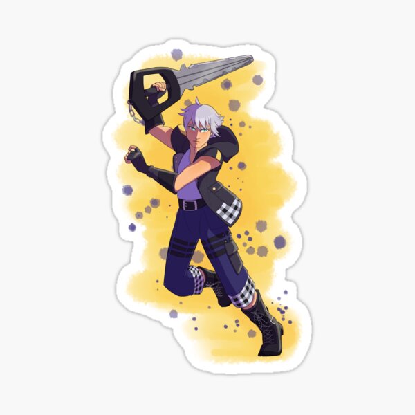 Vista previa del artículo con la obra «Riku-Kingdom Hearts 3», diseñado y vendido por Tennelle and Whitney Flowers.