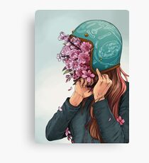 Une tête pleine de marguerites et de rêves éveillés - Women Who Ride Impression sur toile