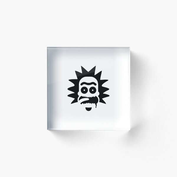 Rick Portrait Logo Acrylic Block