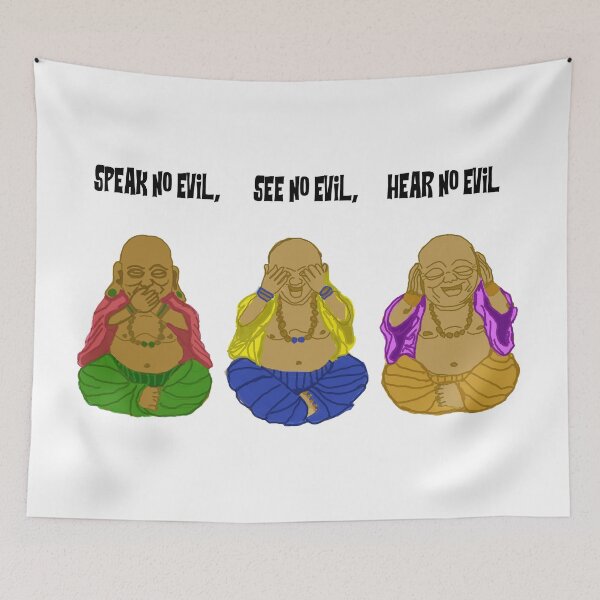 Item preview, Three Wise Buddhas designed and sold by MGphotoart.