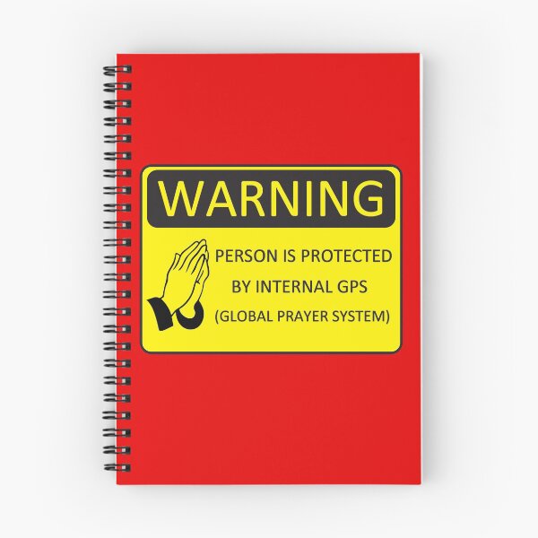 Item preview, GPS - Global Prayer System Notice - Red designed and sold by 4wordsmovement.