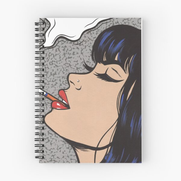 Item preview, Smoking Comic Pop Art Girl designed and sold by turddemon.