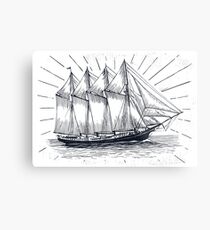 Schooner Metal Print