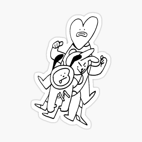 carpool boys Sticker