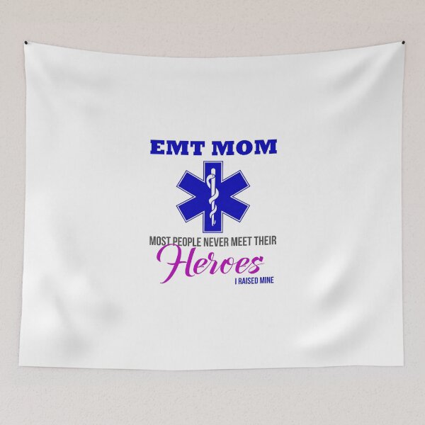Item preview, EMT Mom Gift Hero Firefighter EMT EMS Meme designed and sold by djpraxis.