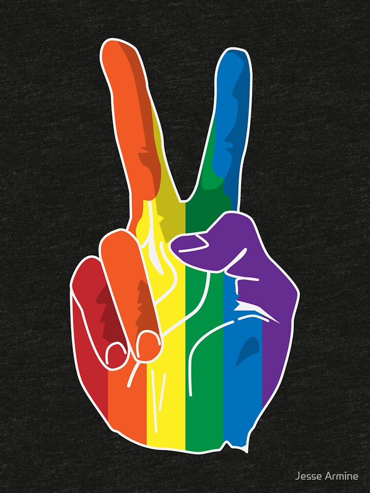 peace hand t shirt