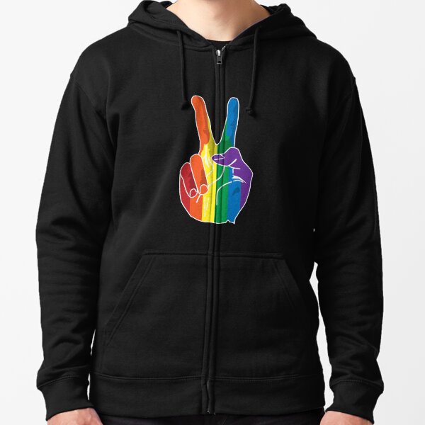 Oversized Sweatshirt  Peace Sign - Seedling & Co.