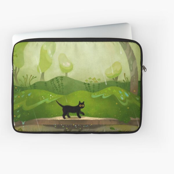 Vista previa del artículo con la obra «Kitty en un día lluvioso», diseñado y vendido por pikaole.