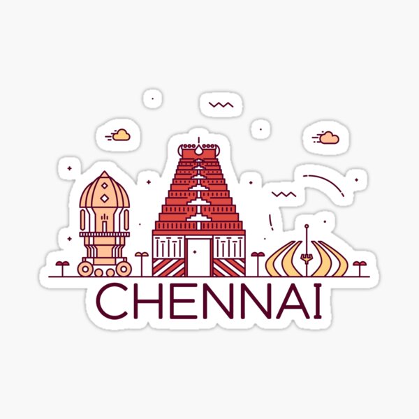 Chennai Stickers Redbubble
