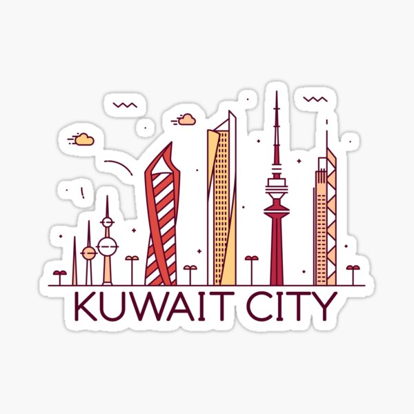 Kuwait Stickers Redbubble