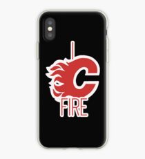 I See Fire "C" of Red - white variant iPhone Case