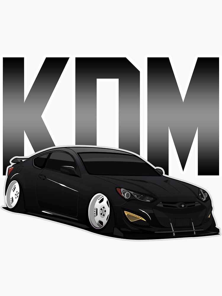 KDM Drift Circle Car Sticker for Korean Kia Hyundai Decal Vinyl for Hyundai  Kia