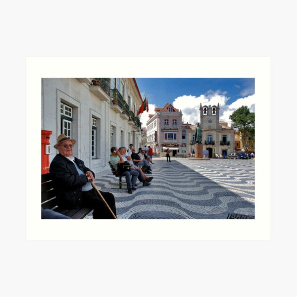 Siësta in Cascais Art Print