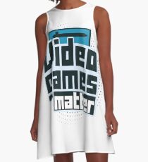Video Games Matter A-Line Dress