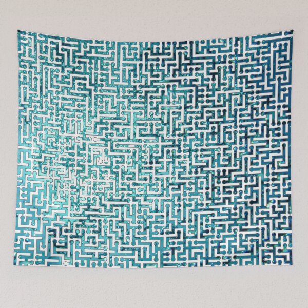 Item preview, Air Bubbles in Water Maze Texture designed and sold by AlienPretzel.