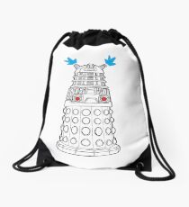 Darlek Shirt - Darlek tee - Darlek tshirt - Dr Who - Darlek Birthday - Darlek Brother - Darlek Son Drawstring Bag
