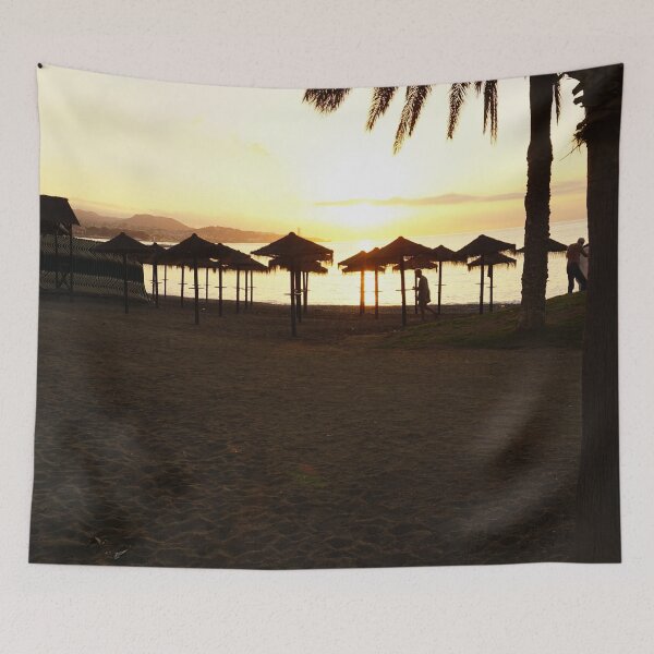 Item preview, Malaga beach sunset designed and sold by team-comunica.