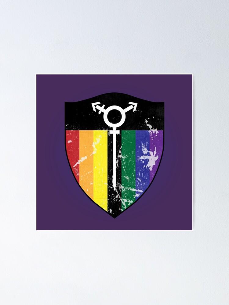 Defender Shield (LGBTQ+) Poster for Sale by Jesse Armine