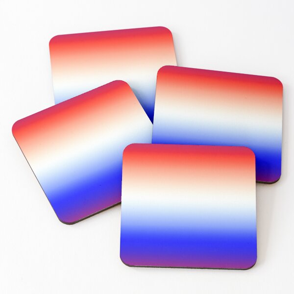 Item preview, Red White and Blue Merging Gradient Pattern designed and sold by MarkUK97.