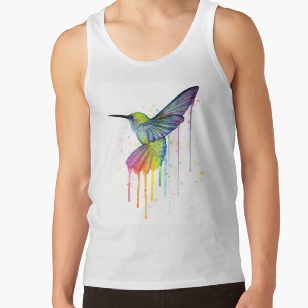 Artikel-Vorschau von Kolibri-Aquarell-Regenbogen, designt und verkauft von Olga Shvartsur.