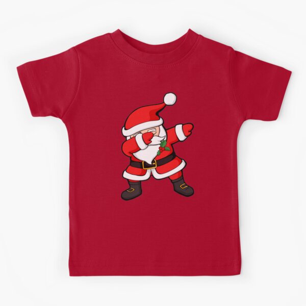 Dabbing Santa Claus Christmas Dab Kids T-Shirt