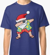 Hawaiian Dabbing Santa Classic T-Shirt