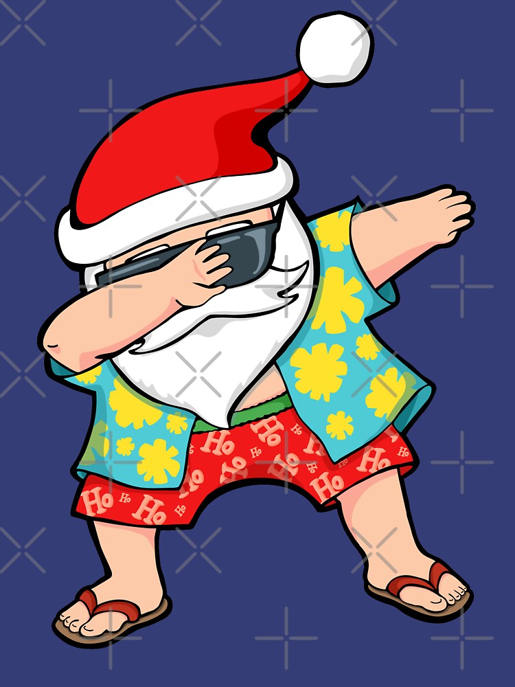 Hawaiian Dabbing Santa de zeno27
