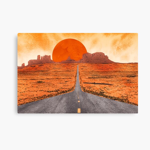 Monument Valley watercolor Canvas Print