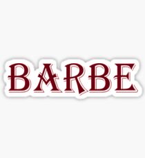 Barbe Sticker