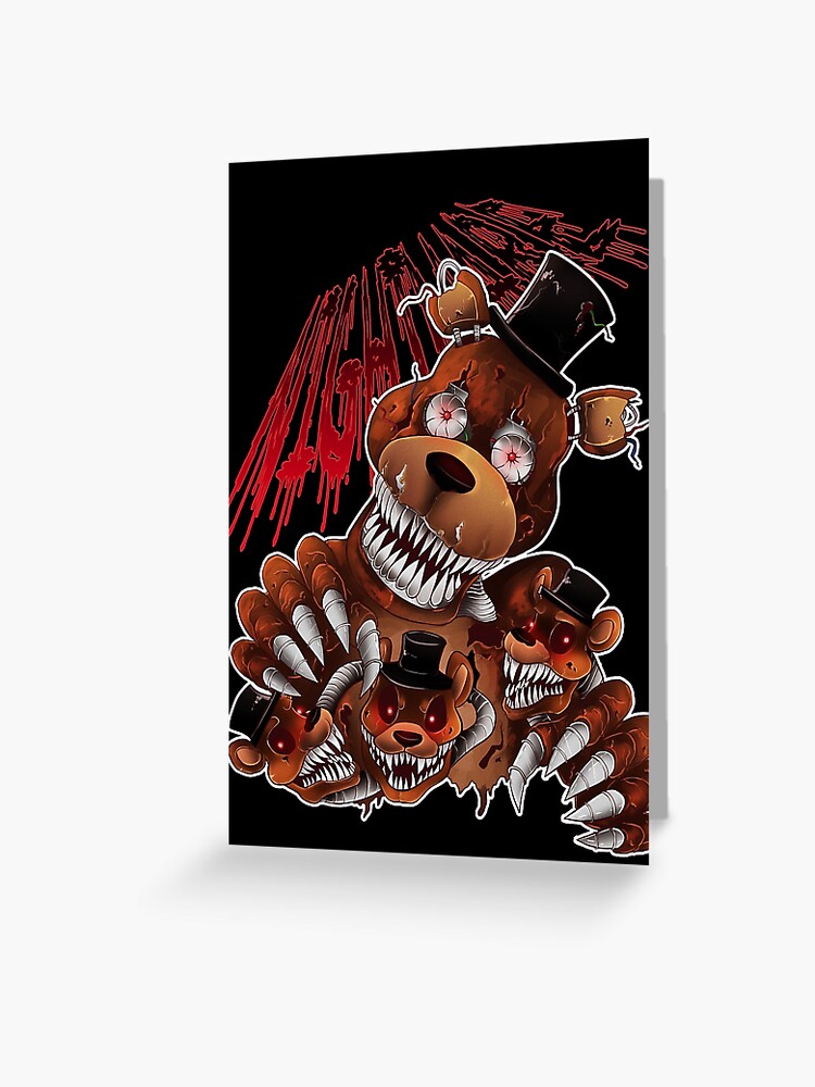 Five Nights at Freddy's - FNAF 4 - Nightmare Freddy Greeting Card