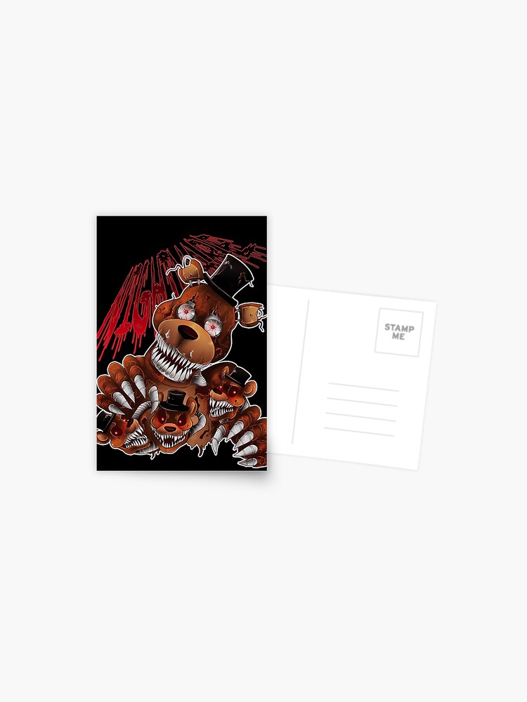 FIVE NIGHTS AT FREDDY'S 4- Nightmare Freddy Postcard for Sale by acidiic