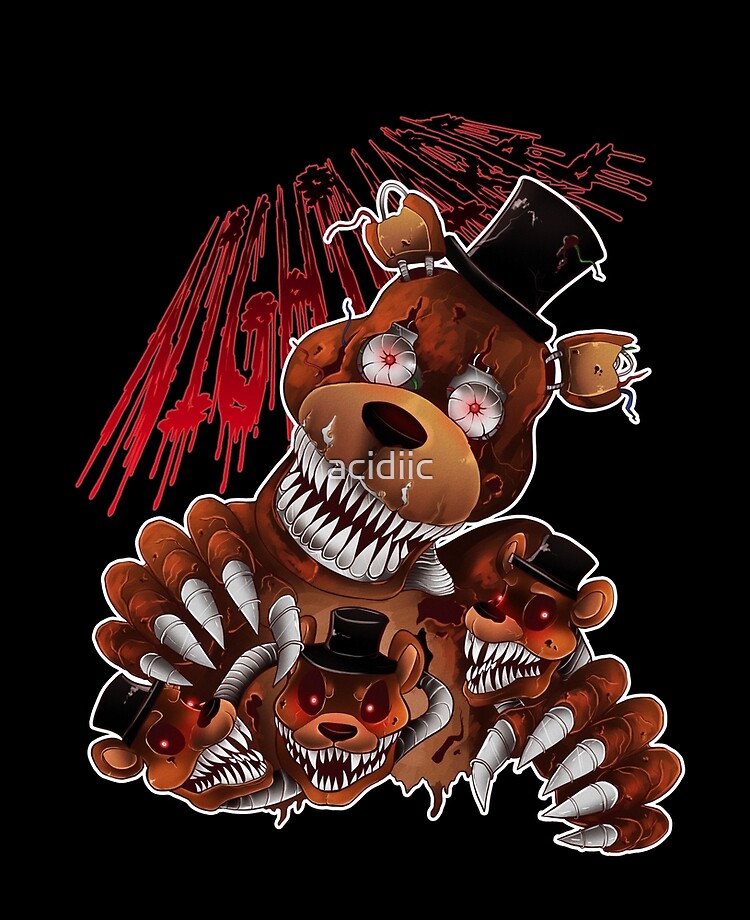 Five Nights at Freddy's - Fnaf 4 - Nightmare Foxy Plush | iPad Case & Skin
