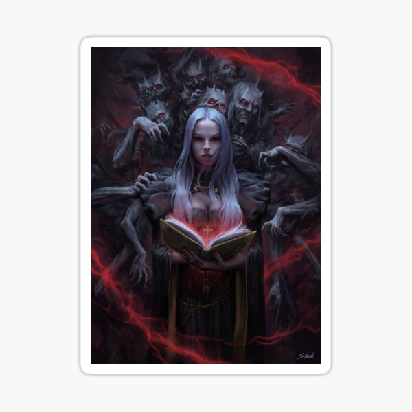 The Demon Book Sticker