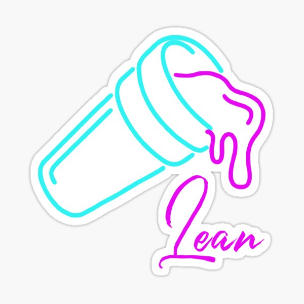 Lean Neon Sticker