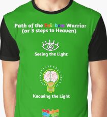 Path of the Rainbow Warrior - 3 Steps Graphic T-Shirt