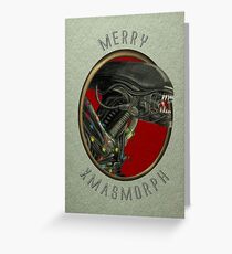 Merry Xmasmorph Greeting Card