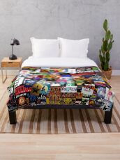 Musicals Collage II Throw Blanket