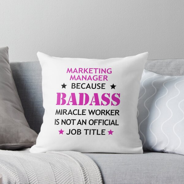 Item preview, Marketing Manager Badass Funny Birthday Christmas Gift designed and sold by smily-tees.