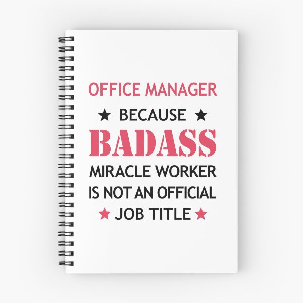 Item preview, Office Manager Badass Funny Birthday Christmas Gift designed and sold by smily-tees.