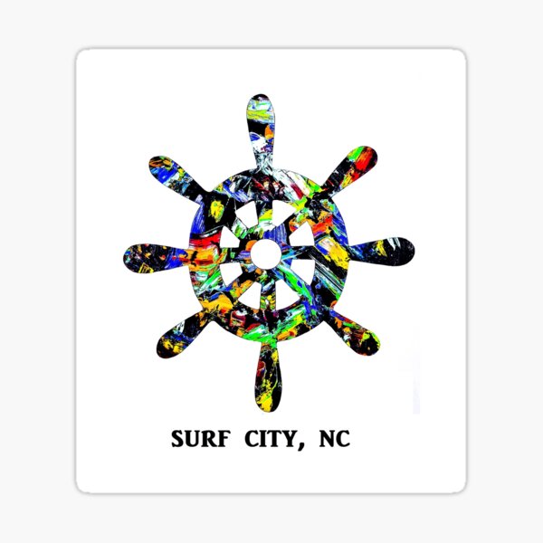 Item preview, Surf City NC Ships Wheel designed and sold by barryknauff.