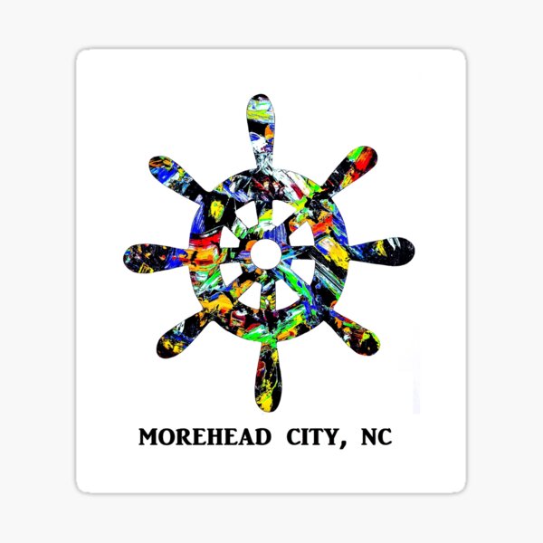 Item preview, Morehaed City ships wheel designed and sold by barryknauff.