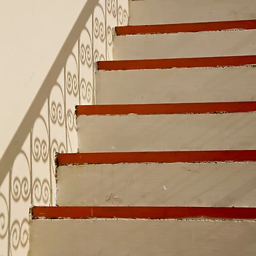 Artwork thumbnail, Shadowy Railing by phil decocco