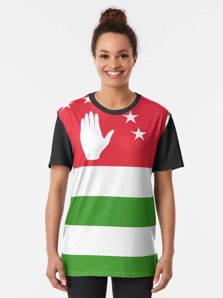 Thumbnail 2 of 5, Graphic T-Shirt, Abkhazia designed and sold by textures-store.