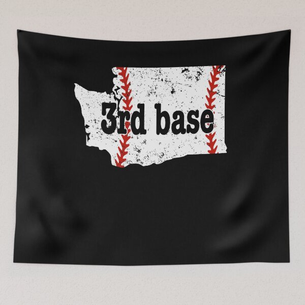 Artikelvorschau, 3. Base Baseball Shirt Washington Shirt 3. Base Softball entworfen und verkauft von shoppzee.