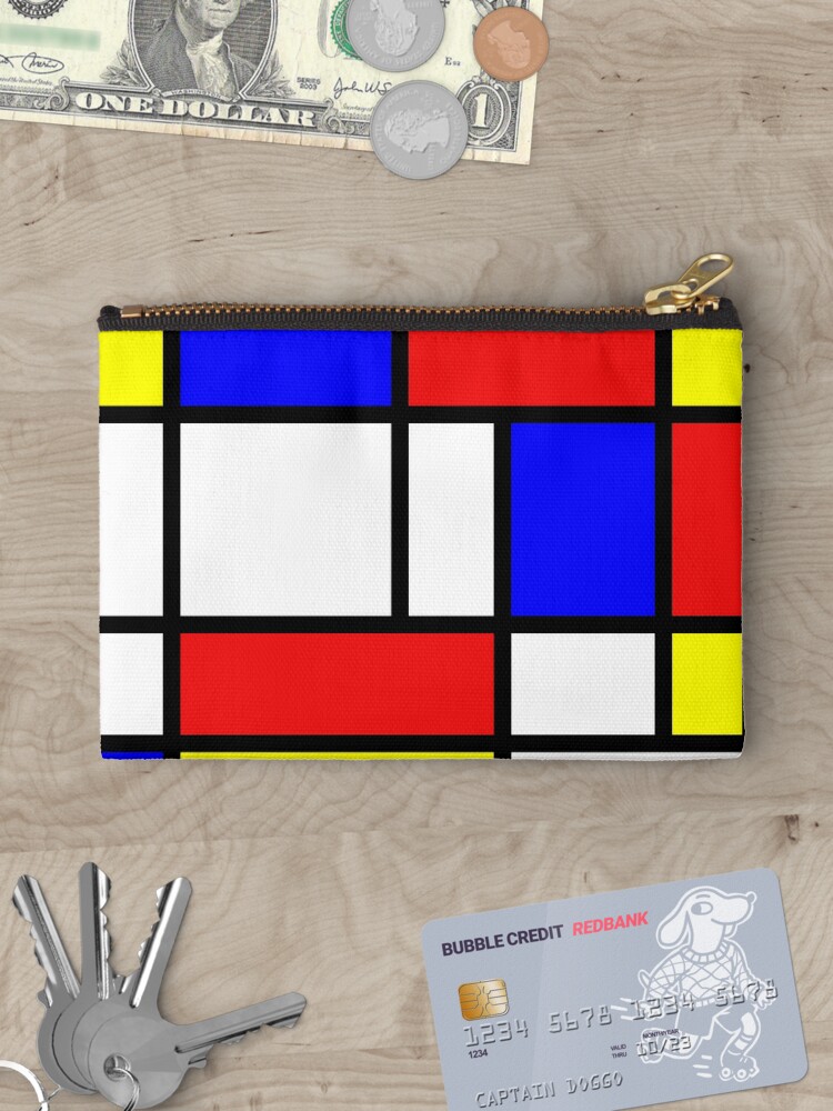 Thumbnail 3 of 4, Zipper Pouch, Red,blue yellow and white designed and sold by Tjb62.